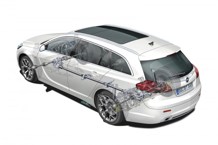 Схема Opel Insignia OPC Sports Tourer 2009 года  (фото 41 из 49)
